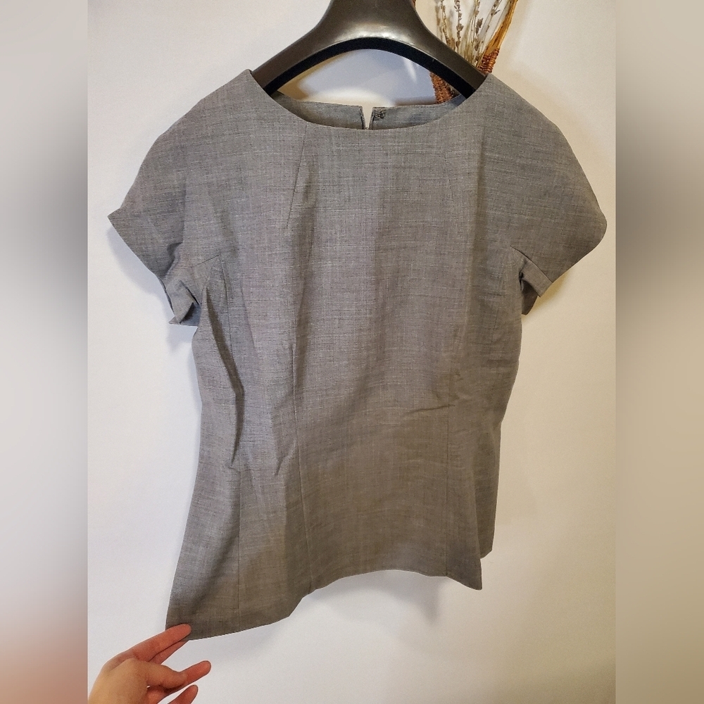 Talbots Grey Dressy Pants And Matching Top Set - Picture 4 of 16